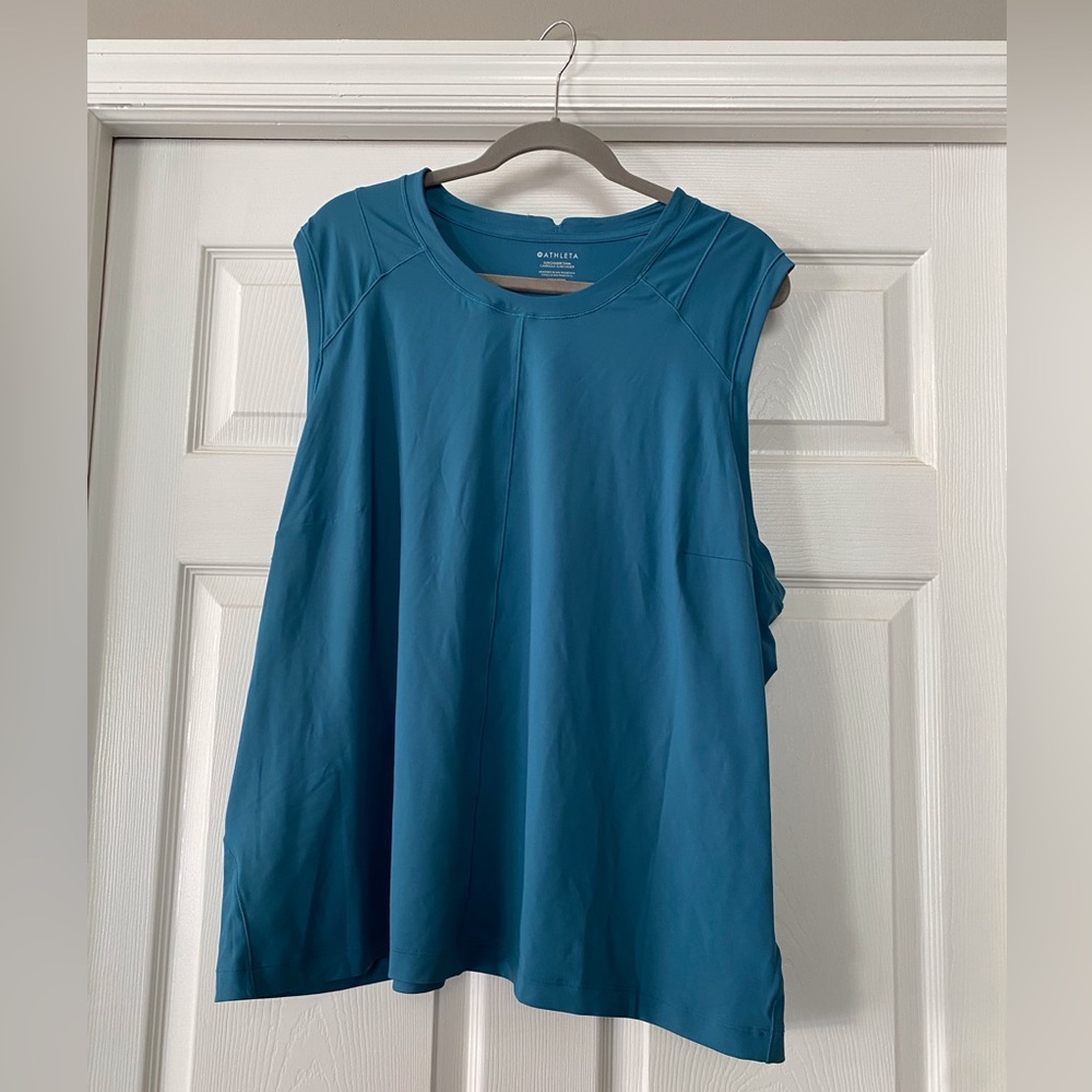 Athleta Teal Muscle Tee for Women